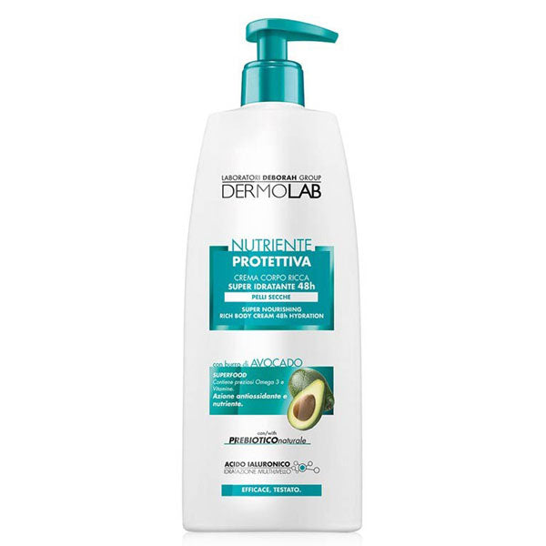 DERMOLAB FLUIDO CORPO NUTRIENTE PROTETTIVA AVOCADO 400 ML - Tre Pi Profumerie