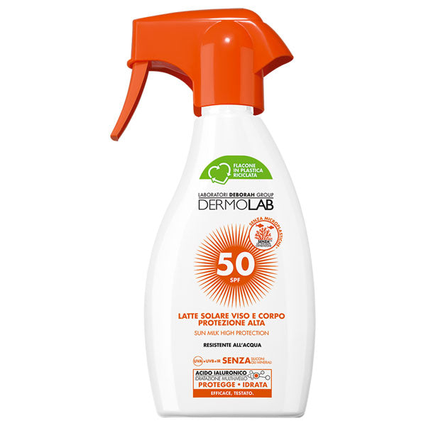 DERMOLAB LATTE SOLARE PROTEZIONE ALTA SPF 50 250 ML - Tre Pi Profumerie