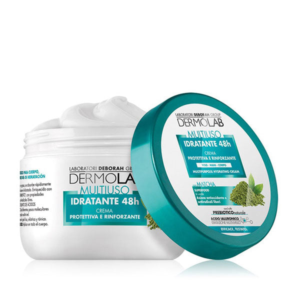 DERMOLAB MULTIUSO IDRATANTE 48H CREMA VISO MANI CORPO 300 ML - Tre Pi Profumerie