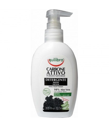 EQUILIBRA CARBONE ATTIVO SAPONE LIQUIDO 300 ML - Tre Pi Profumerie