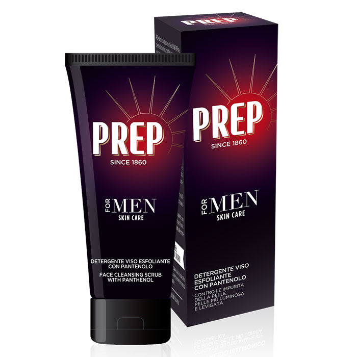 PREP FOR MEN DETERGENTEVISO ESFOLIANTE CON PANTENOLO 100 ML - Tre Pi Profumerie