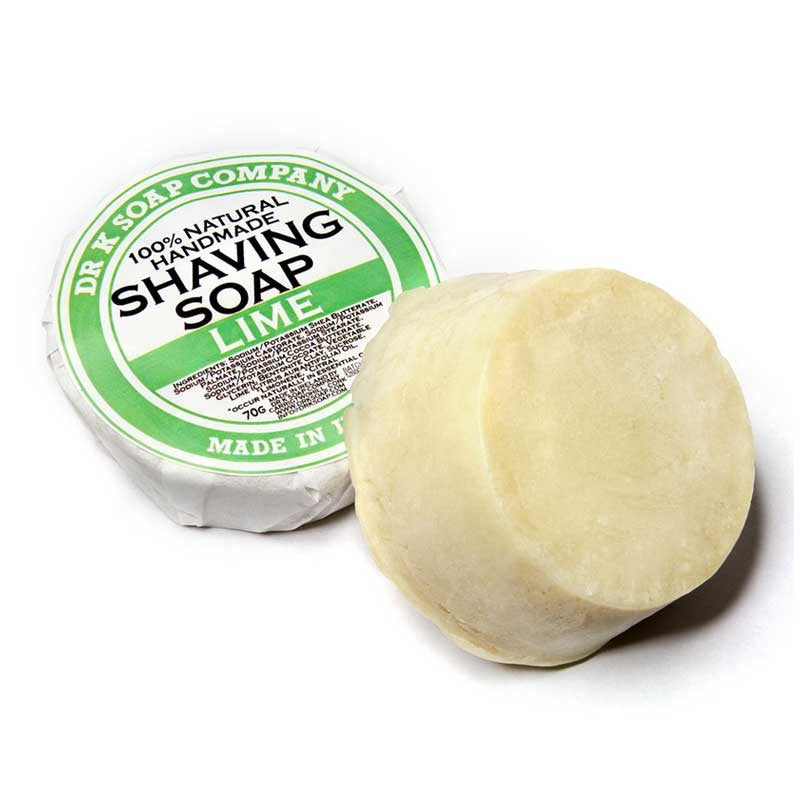 DR K SOAP COMPANY SHAVING SOAP LIME 70 G - Tre Pi Profumerie