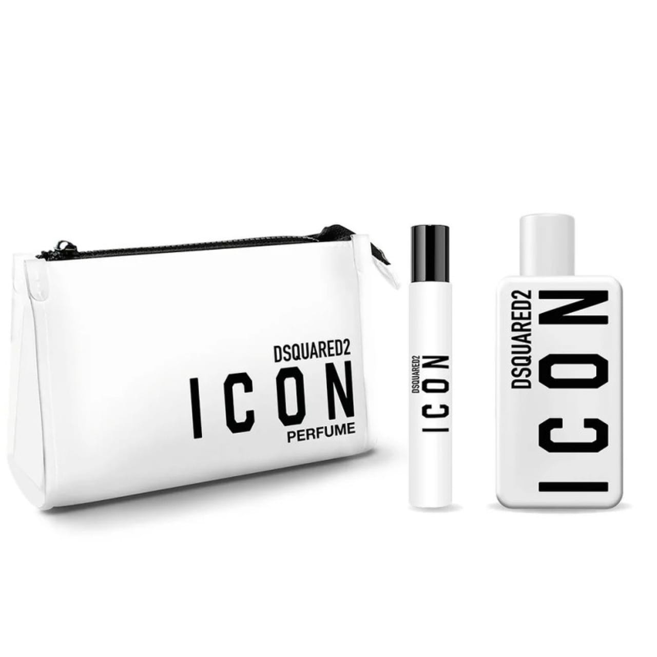 DSQUARED2 ICON HOMME COFANETTO EDP 100 ML + EDP 10 ML + POCHETTE