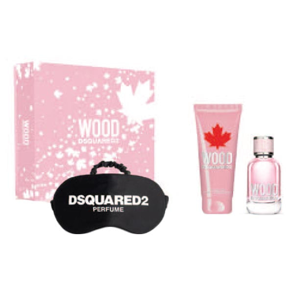 DSQUARED2 WOOD DONNA COFANETTO + NIGHT MASK - Tre Pi Profumerie