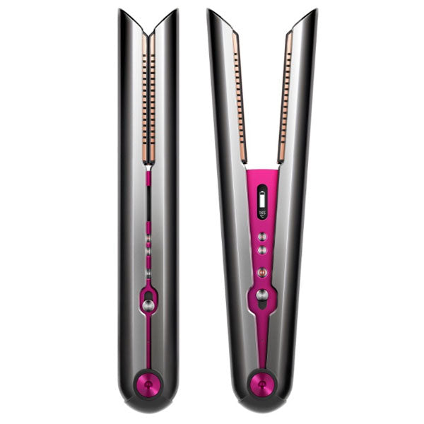 DYSON PIASTRA CAPELLI CORRALE NERO E FUCSIA + BAG - Tre Pi Profumerie