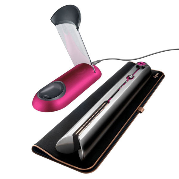 DYSON PIASTRA CAPELLI CORRALE NERO E FUCSIA + BAG - Tre Pi Profumerie