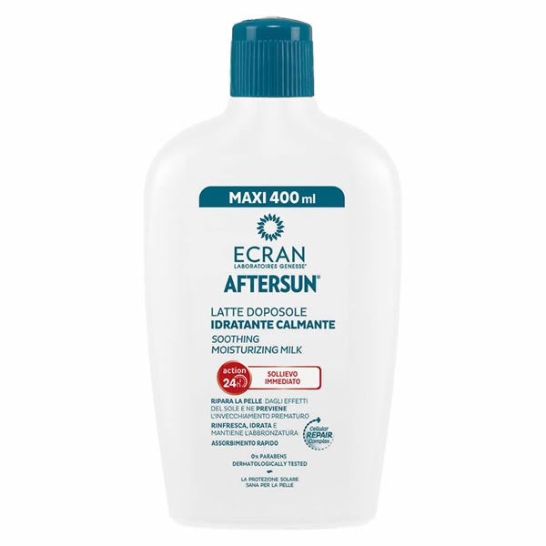 ECRAN AFTER SUN LATTE DOPOSOLE RIPARATORE IDRATANTE 400 ML - Tre Pi Profumerie