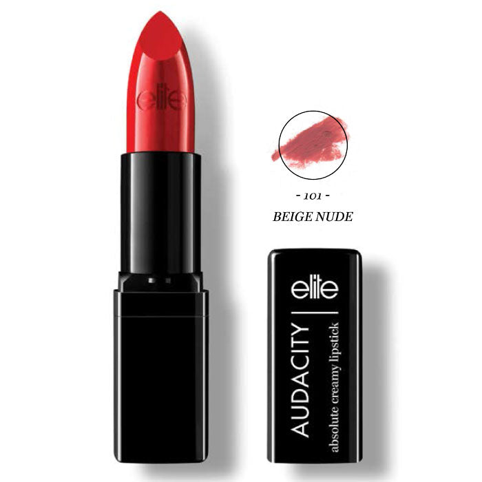 ELITE AUDACITY ABSOLUTE CREAMY LIPSTICK 101 BEIGE NUDE - Tre Pi Profumerie