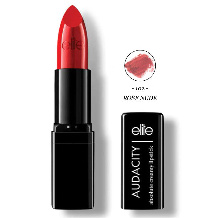 ELITE AUDACITY ABSOLUTE CREAMY LIPSTICK 102 ROSE NUDE - Tre Pi Profumerie