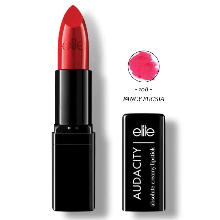ELITE AUDACITY ABSOLUTE CREAMY LIPSTICK 108 FANCY FUCHSIA - Tre Pi Profumerie