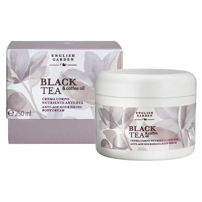 ENGLISH GARDEN BLACK TEA & COFFEE OIL CREMA CORPO 250 ML - Tre Pi Profumerie