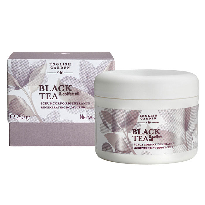 ENGLISH GARDEN BLACK TEA & COFFEE OIL SCRUB CORPO 250 ML - Tre Pi Profumerie