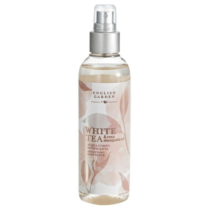 ENGLISH GARDEN WHITE TEA & ROSA MOSQUETA OIL ACQUA CORPO 200 ML - Tre Pi Profumerie