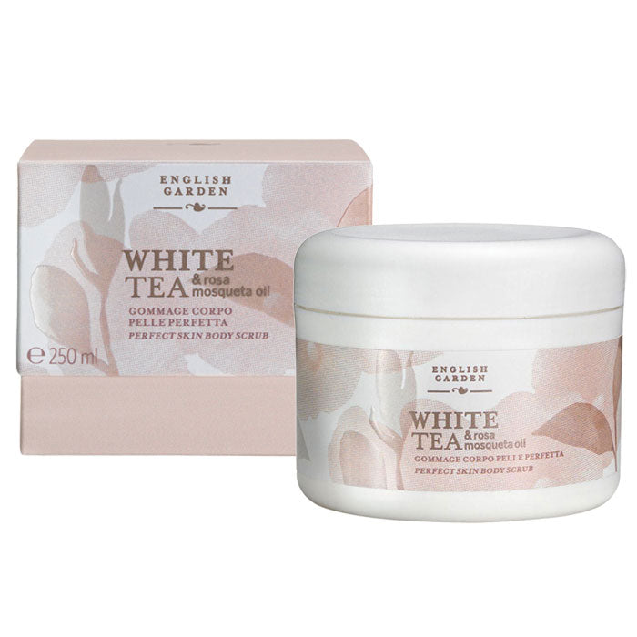 ENGLISH GARDEN WHITE TEA & ROSA MOSQUETA OIL GOMMAGE CORPO 250ML - Tre Pi Profumerie