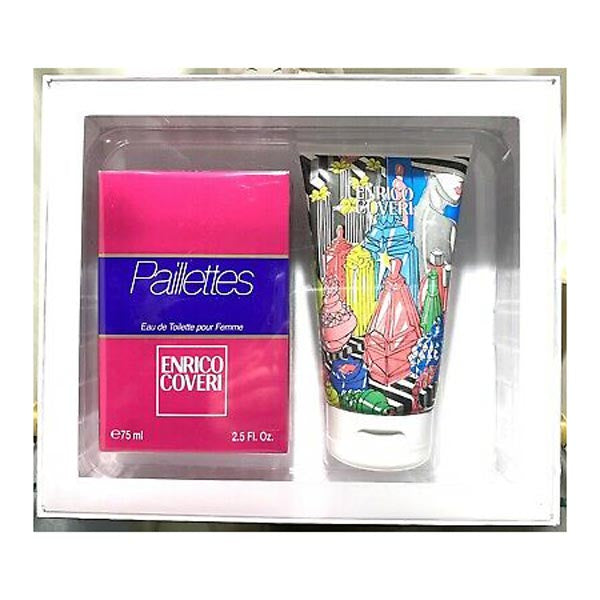 ENRICO COVERI COFANETTOPAILLETTES EDT 75 + BODY LOTION 150 ML - Tre Pi Profumerie
