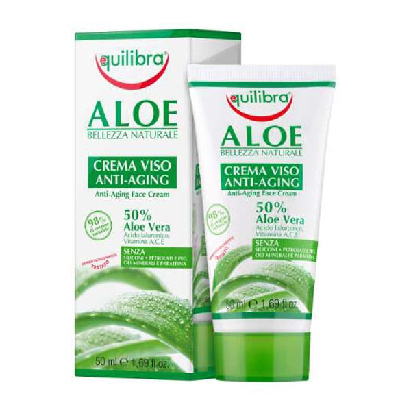 EQUILIBRA ALOE CREMA ANTI-AGING 50 ML - Tre Pi Profumerie