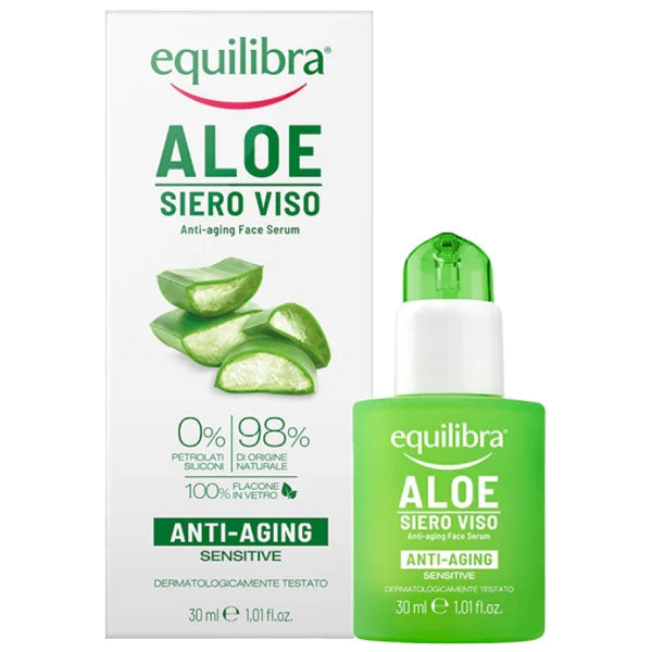 EQUILIBRA ALOE VERA SIERO VISO ANTI AGING SENSITIVE 30 ML - Tre Pi Profumerie