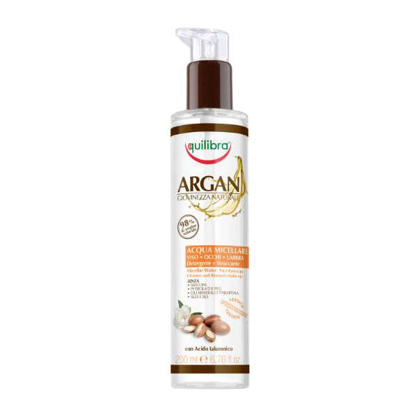 EQUILIBRA ARGAN ACQUA MICELLARE 200 ML - Tre Pi Profumerie