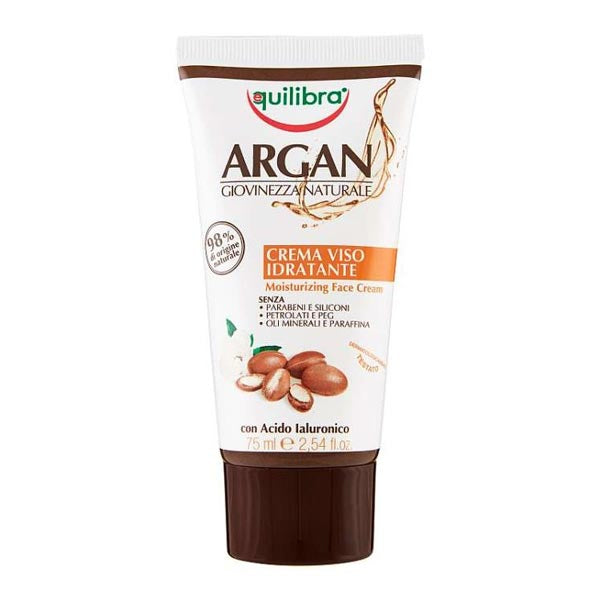 EQUILIBRA ARGAN CREMA VISO IDRATANTE 75 ML - Tre Pi Profumerie