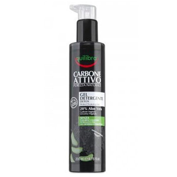 EQUILIBRA CARBONE ATTIVO GEL DETERGENTE 200 ML - Tre Pi Profumerie