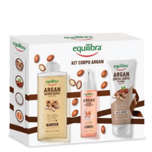 EQUILIBRA COFANETTO REGALO ARGAN D/BS+A/PROF+FL - Tre Pi Profumerie