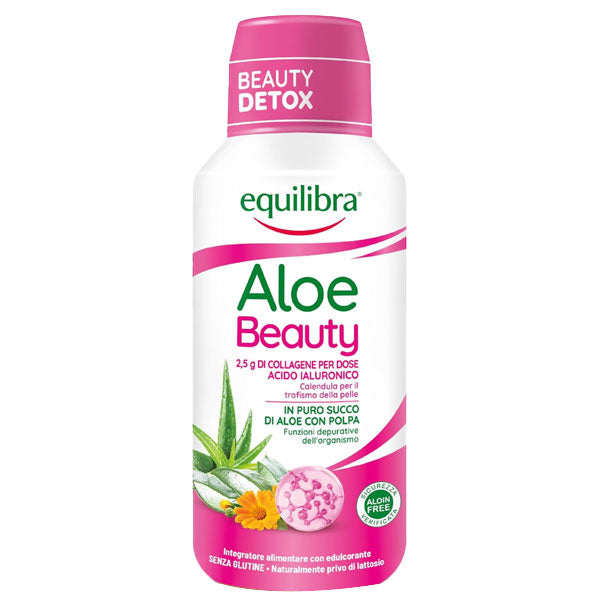 EQUILIBRA INTEGRATORE ALOE BEAUTY DETOX 500 ML - Tre Pi Profumerie