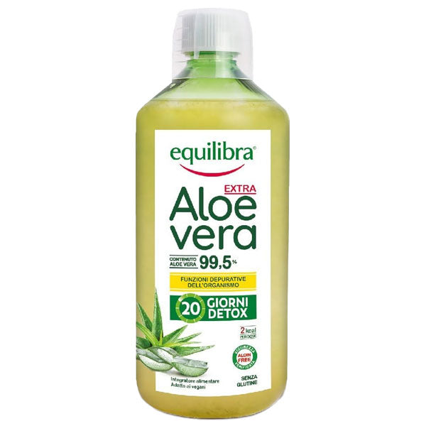 EQUILIBRA INTEGRATORE ALOE VERA 99,5% 20 GIORNI DETOX 1 LITRO - Tre Pi Profumerie