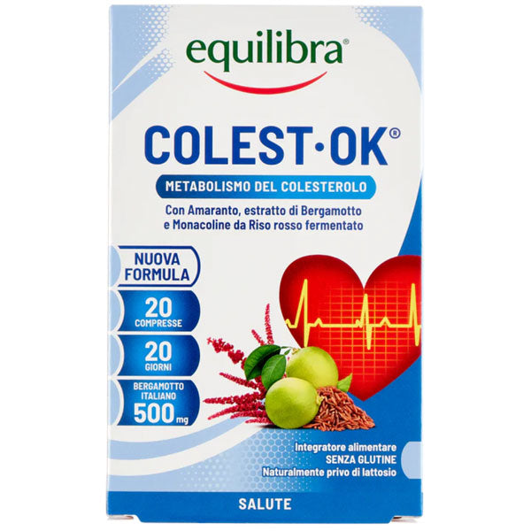 EQUILIBRA INTEGRATORE COLEST OK METABOLISMO DEL COLESTEROLO 20 C - Tre Pi Profumerie