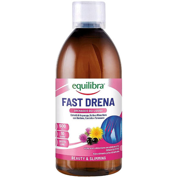 EQUILIBRA INTEGRATORE FAST DRENA DRENAGGIO DEI LIQUIDI 500 ML - Tre Pi Profumerie