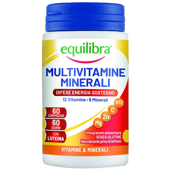 EQUILIBRA INTEGRATORE MULTIVITAMINE MINERALI 60 COMPRESSE - Tre Pi Profumerie