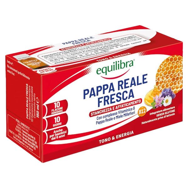 EQUILIBRA INTEGRATORE PAPPA REALE FRESCA STANCHE 10 FLACONI - Tre Pi Profumerie