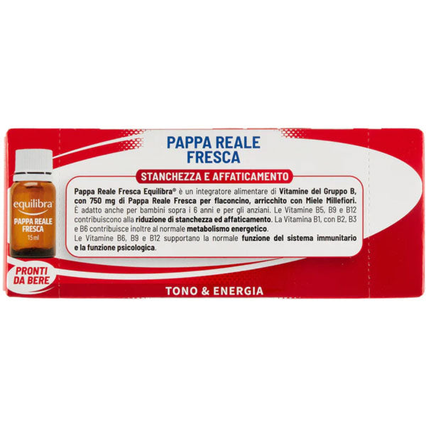 EQUILIBRA INTEGRATORE PAPPA REALE FRESCA STANCHE 10 FLACONI - Tre Pi Profumerie