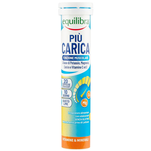 EQUILIBRA INTEGRATORE PIU CARICA FUNZIONE MUSCOLARE 20 CPR - Tre Pi Profumerie