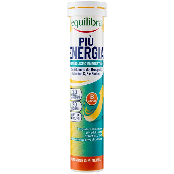 EQUILIBRA INTEGRATORE PIU ENERGIA METABOLISMO ENERGETICO 20 CPR - Tre Pi Profumerie
