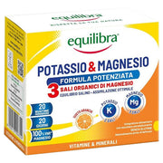 EQUILIBRA INTEGRATORE POTASSIO E MAGNESIO 20 BUSTINE - Tre Pi Profumerie