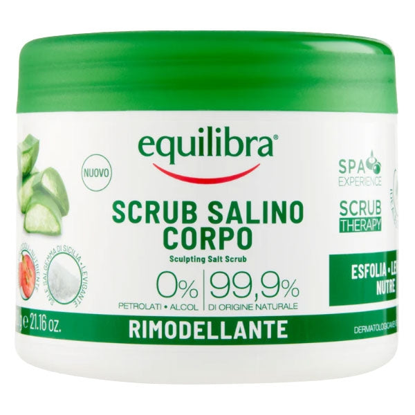 EQUILIBRA SCRUB SALINO CORPO RIMODELLANTE 600 G - Tre Pi Profumerie