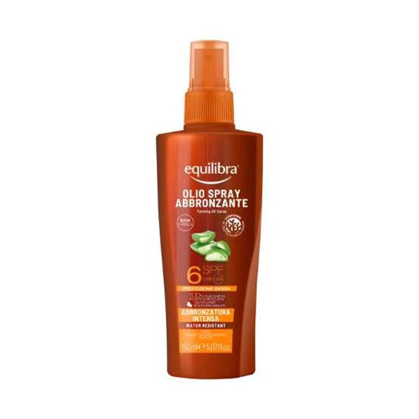 EQUILIBRA SOLARE OLIO SPRAY ABBRONZANTE SPF6 150 ML - Tre Pi Profumerie