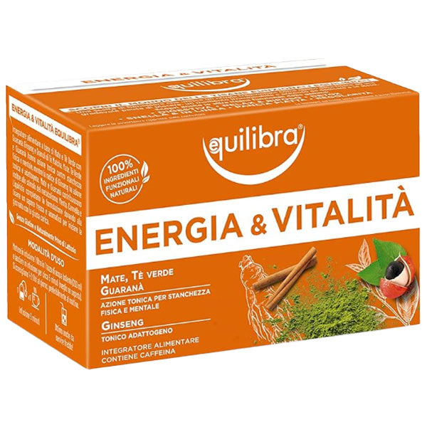 EQUILIBRA TISANA ENERGIA E VITALITA 15 FILTRI - Tre Pi Profumerie