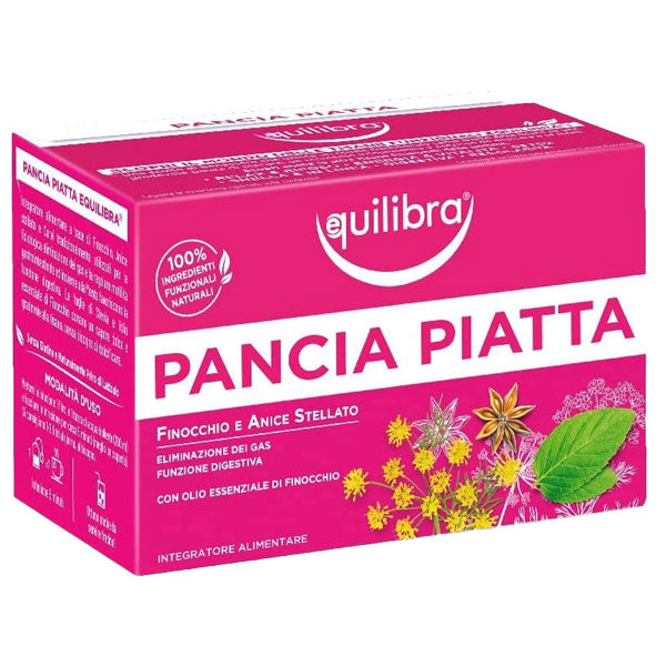 EQUILIBRA TISANA PANCIAPIATTA FINOCCHIO 15 FILTRI - Tre Pi Profumerie