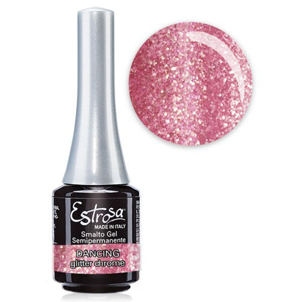 ESTROSA SMALTO GEL SEMIPERMANENTE DANCING GLITTER CHR 7854 7 ML - Tre Pi Profumerie