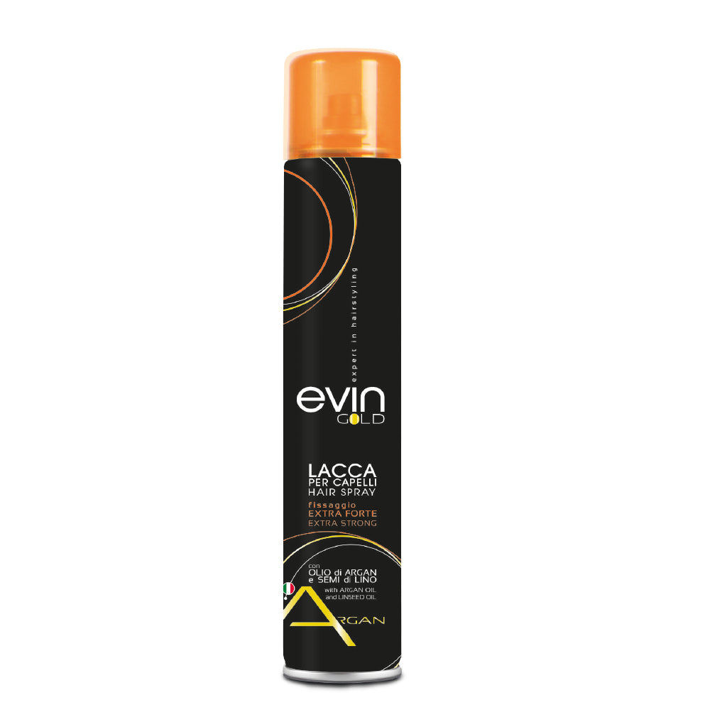 EVIN RHOSE GOLD LACCA CAPELLITENUTA EXTRA FORTE  ARGAN E SEMI DI LINO