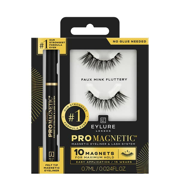 EYLURE PRO MAGNETIC EYELINER & LASH SYSTEM FLUTTERY 10 MAGNETS - Tre Pi Profumerie