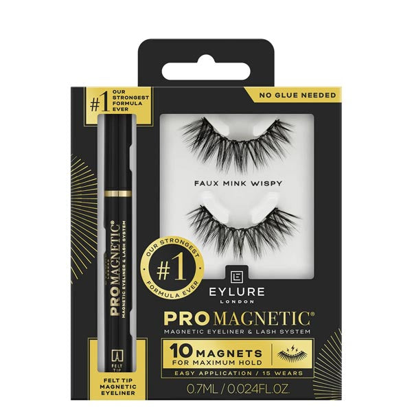 EYLURE PRO MAGNETIC EYELINER & LASH SYSTEM WISPY 10 MAGNETS - Tre Pi Profumerie