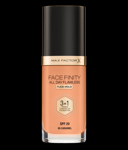 MAX FACTOR FONDOTINTA FACEFINITY 3IN1 CARAMEL 85 - Tre Pi Profumerie