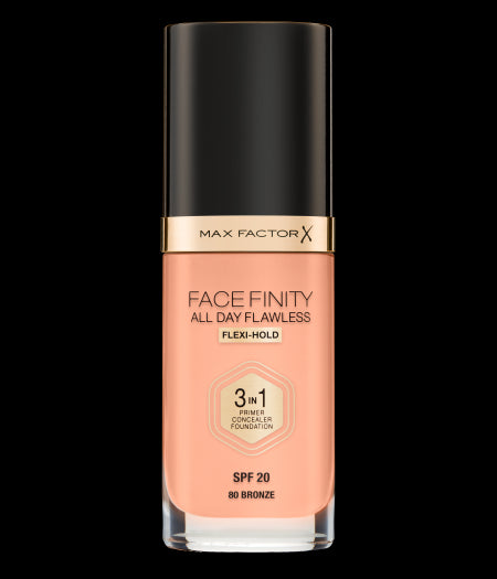 MAX FACTOR FACEFINITY FONDOTINTA 3IN1 BRONZE 80 - Tre Pi Profumerie