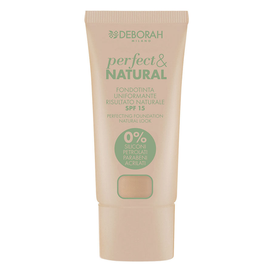 DEBORAH FONDOTINTA PERFECT NATURAL 0% 01 - Tre Pi Profumerie