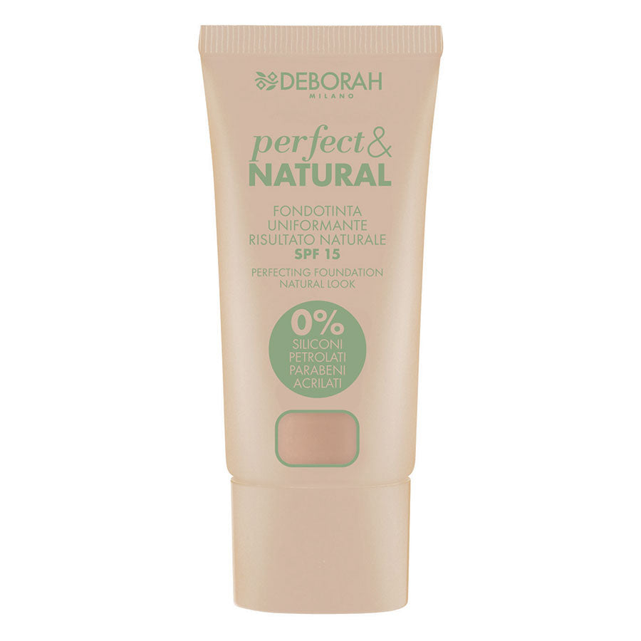 DEBORAH FONDOTINTA PERFECT NATURAL 0% 02 - Tre Pi Profumerie