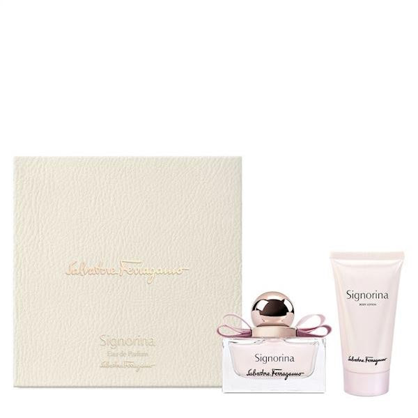 FERRAGAMO SIGNORINA COFANETTO EAU DE PARFUM - BODY LOTION - Tre Pi Profumerie