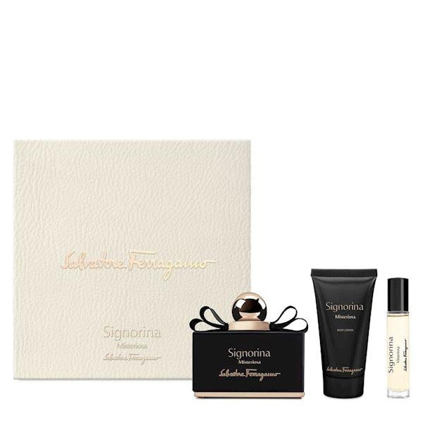 FERRAGAMO SIGNORINA MISTERIOSA COFANETTO 2 EDP - BODY LOTION - Tre Pi Profumerie