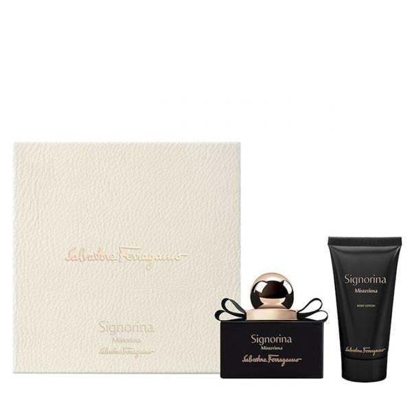 FERRAGAMO SIGNORINA MISTERIOSA COFANETTO EDP - BODY LOTION - Tre Pi Profumerie